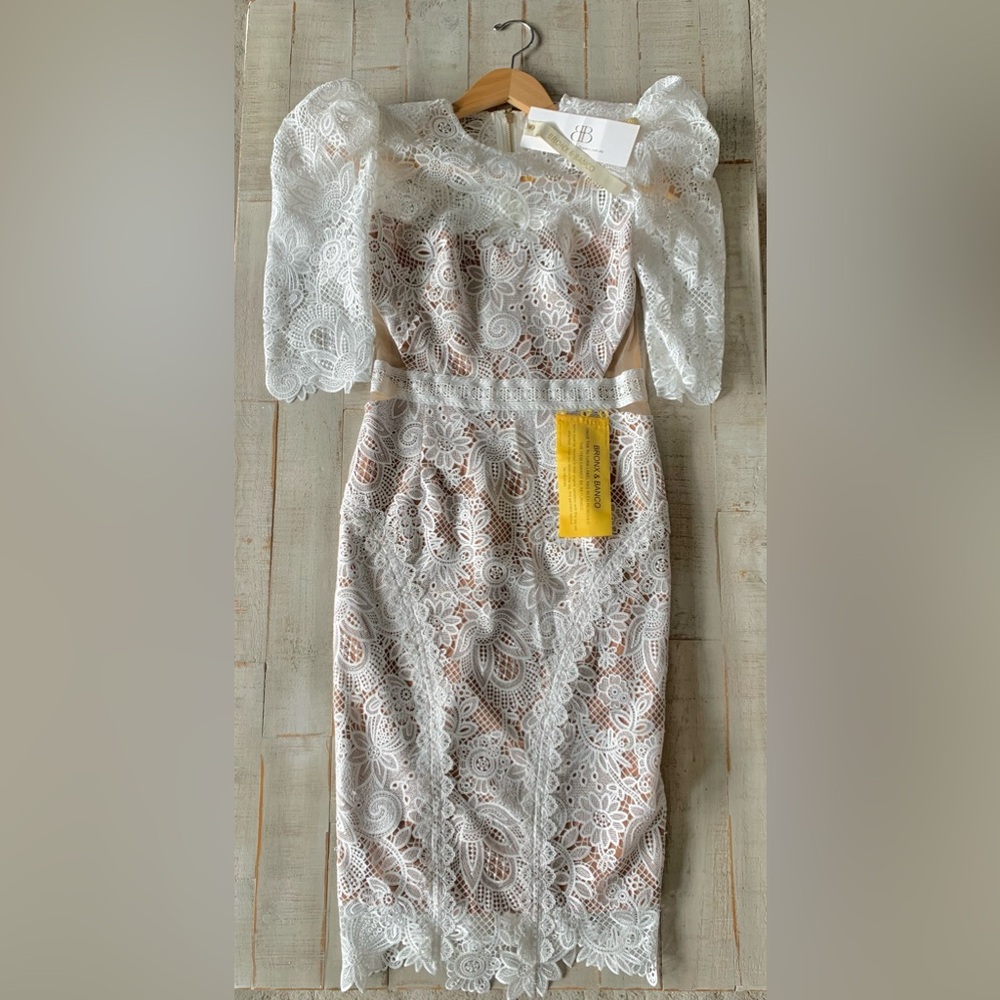Bronx and Banco - Madeline Dress in White